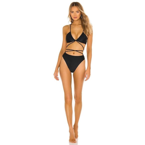 Vix Swimwear X REVOLVE One Piece Black Swim - Picture 1 of 7